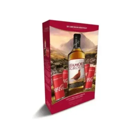 Famous Grouse 0.7 L Box+4 x 0.33 L Coca Cola