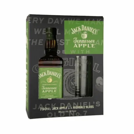 Jack Daniel’s Apple 0.75 lit+Highball Glass