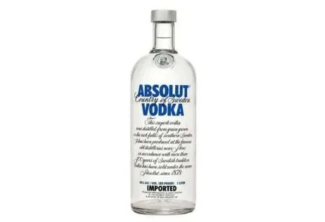 Absolut Vodka  40% 1 lit