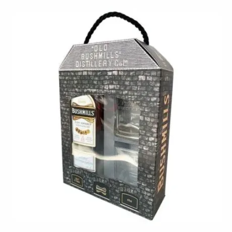 Bushmills Original Irish Whiskey 1lit  Gift Pack+ 2 Glasses