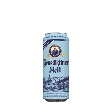 Пиво Benediktiner 0.5L Hell