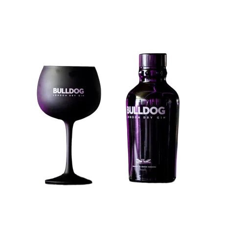 Џин Bulldog Со Чаша