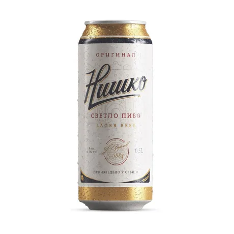 Пиво Нишко 0.5L